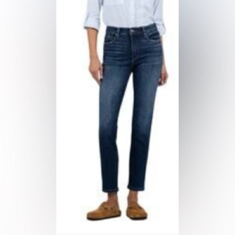 KUT From The Kloth High Rise "Reese" Fab Ab Ankle Straight Jeans Size 0